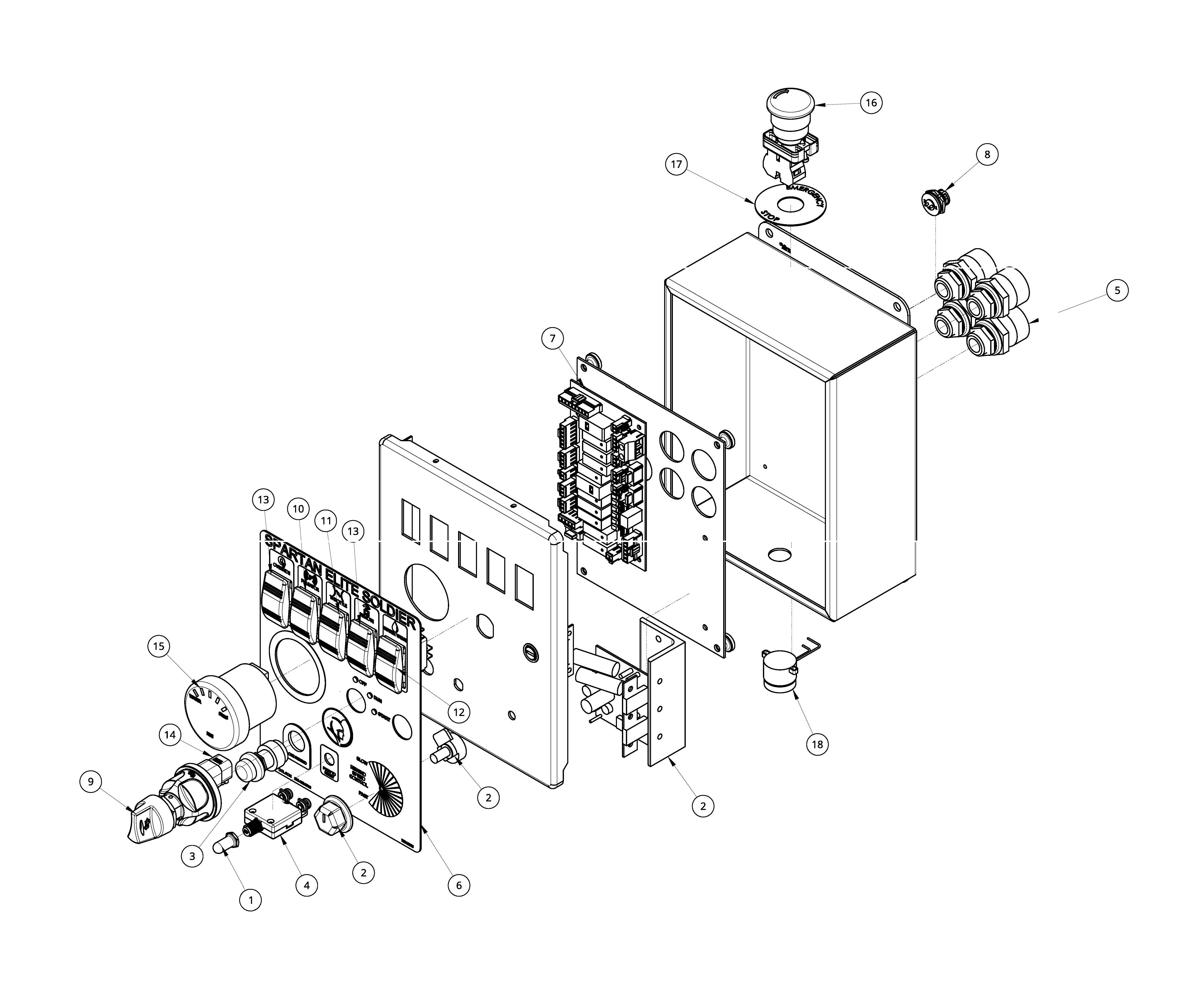 ELITE CONTROL BOX ASSEMBLY - 75874410