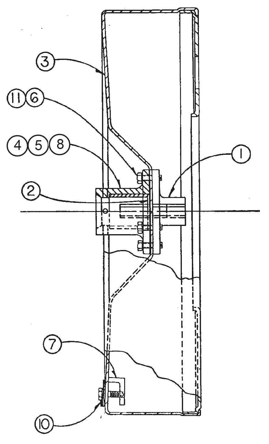 MODEL 2001 EXTERNAL DRUM ASSEMBLY - 44214000