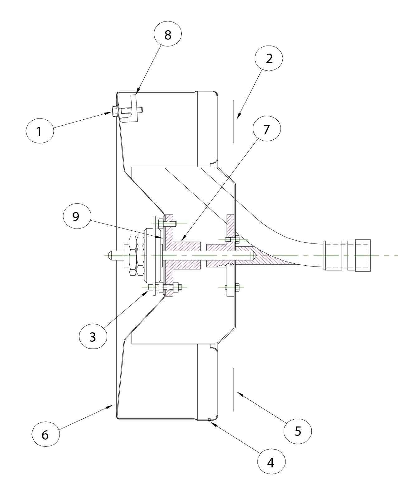 MODEL 300 EXTERNAL DRUM ASSEMBLY - 02875900