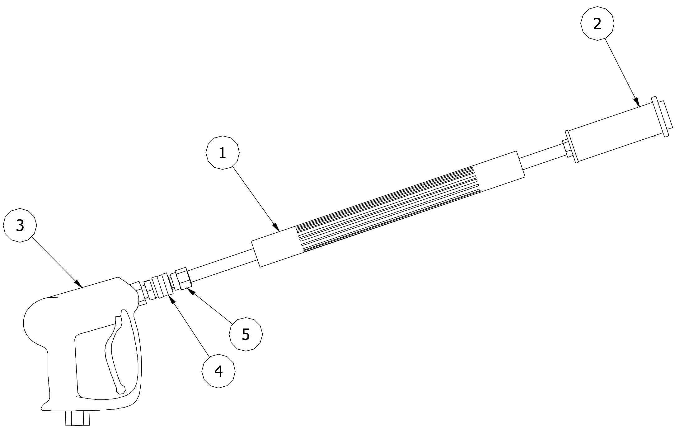 MODEL 717 HANDGUN VNOZZLE ASSEMBLY - 77799900