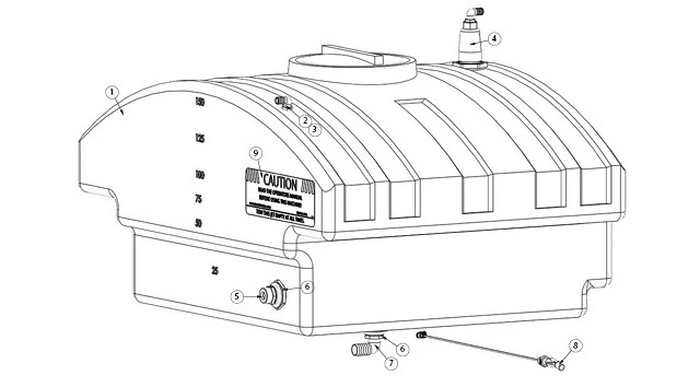 Water Tank Assembly - 75813400
