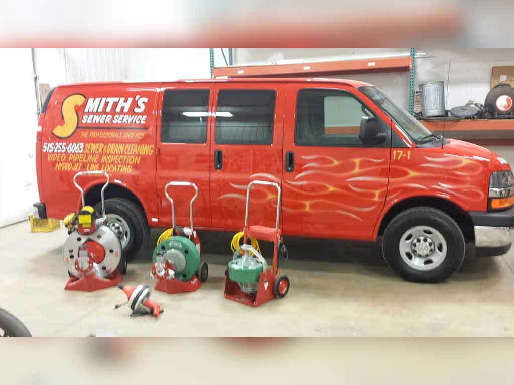 Smiths Sewer Service Van