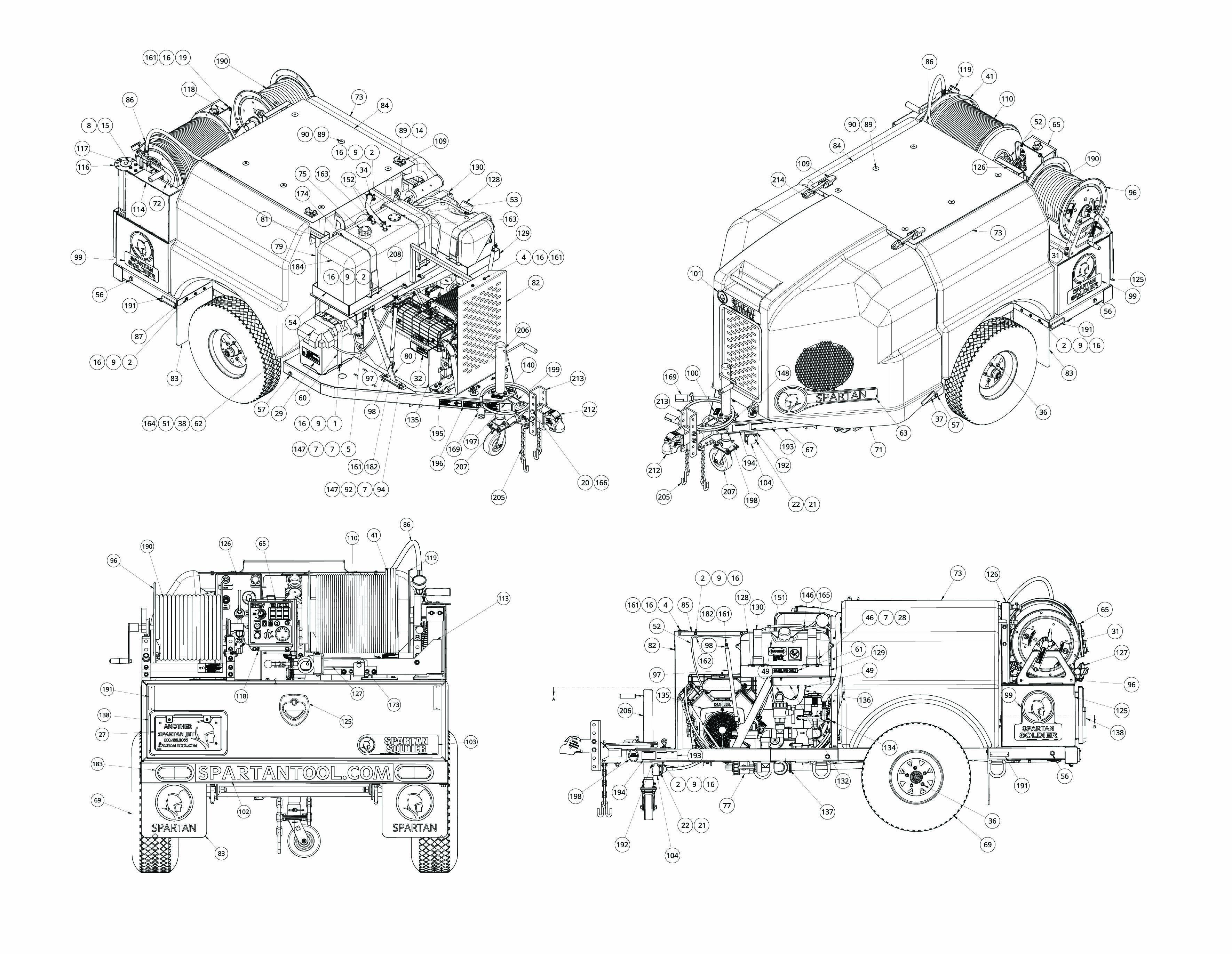 SOLDIER TRAILER FINAL ASSEMBLY - 7584F000