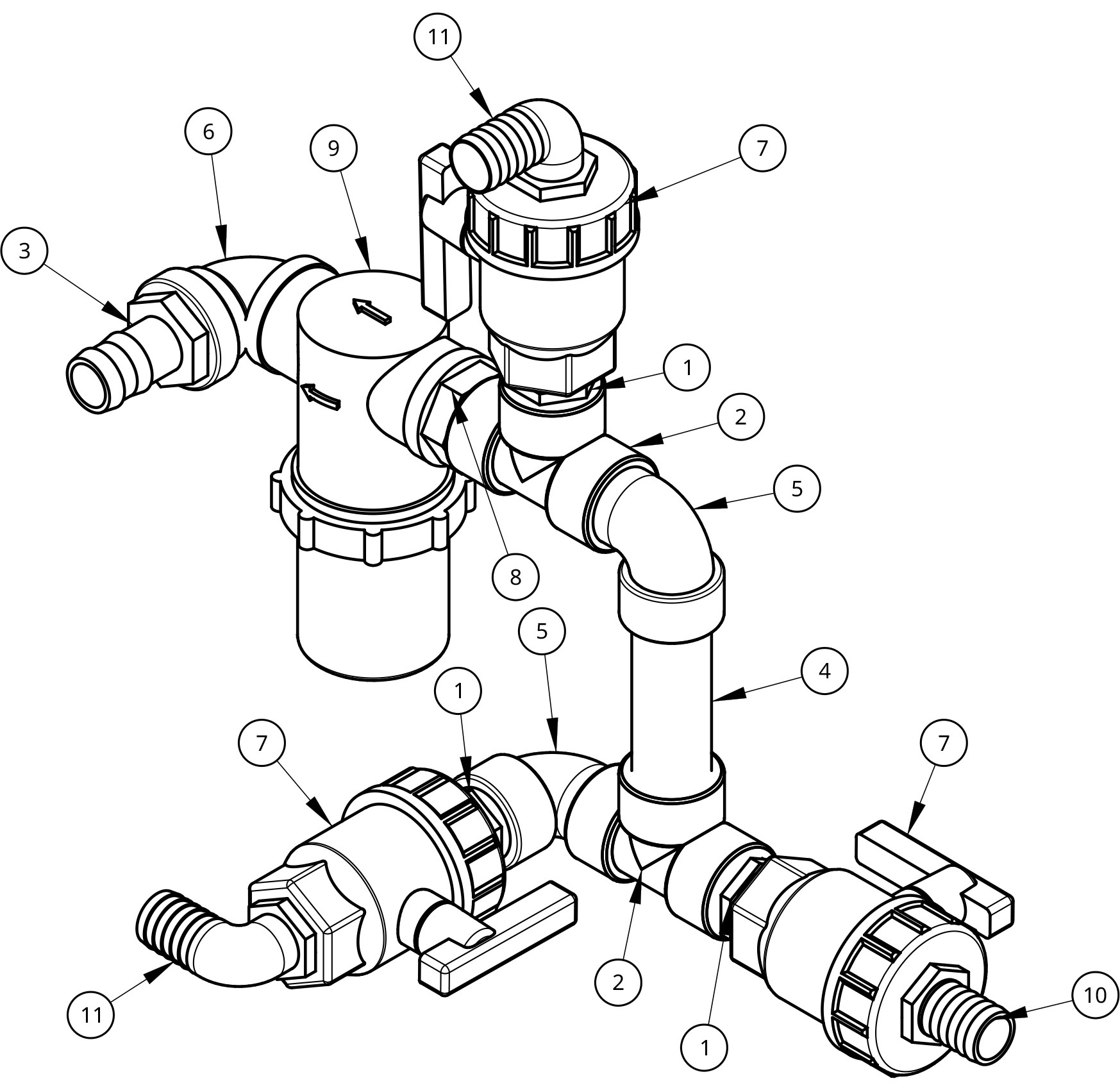 STRAINER ASSEMBLY - 75843500