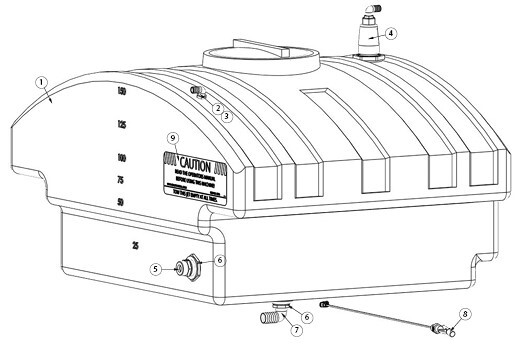 Water Tank Assembly - 75813400