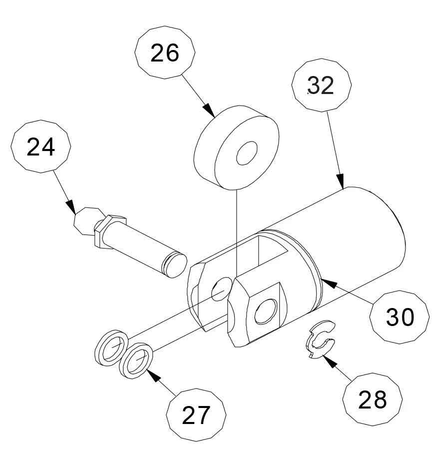 WHEEL CARRIER BODY COMP (LONG) - 44119600