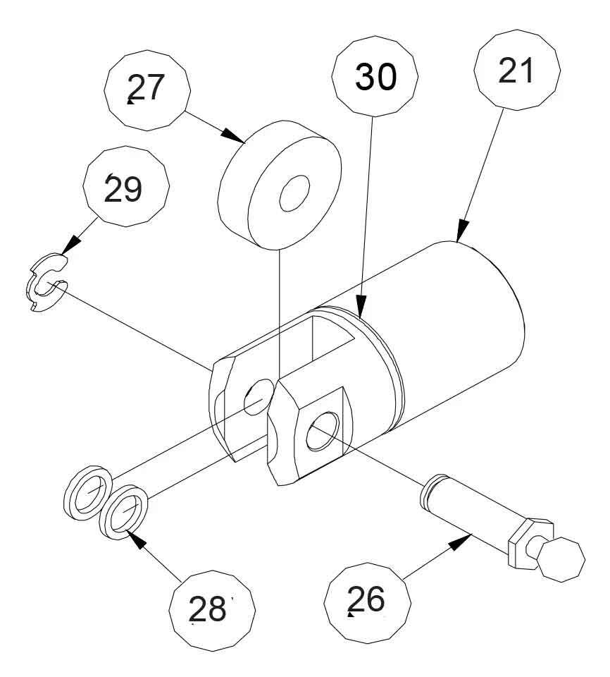 WHEEL CARRIER BODY COMP (SHORT) - 44119700