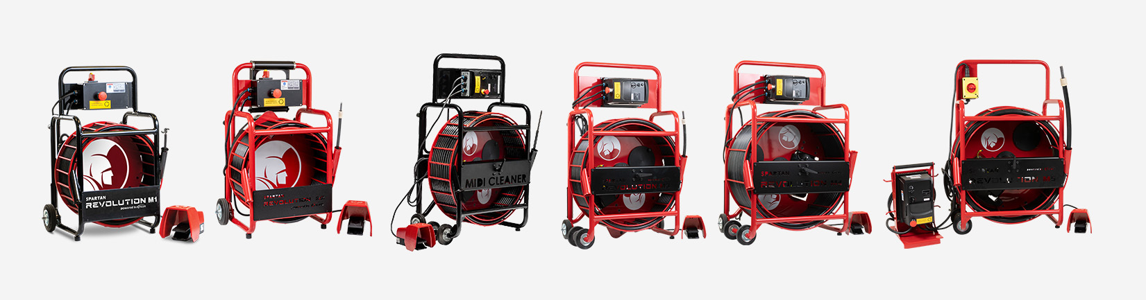 Revolution Line Up - M1, M2, M2.5, M3, M4, M5